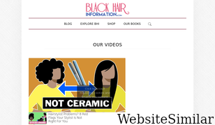 blackhairinformation.com Screenshot