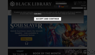 blacklibrary.com Screenshot