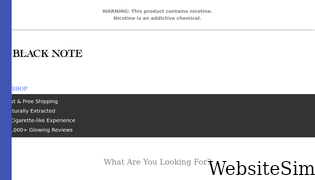 blacknote.com Screenshot