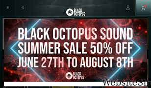 blackoctopus-sound.com Screenshot