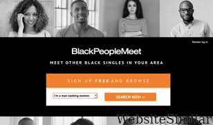 blackpeoplemeet.com Screenshot