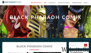 blackpharaohcomix.com Screenshot