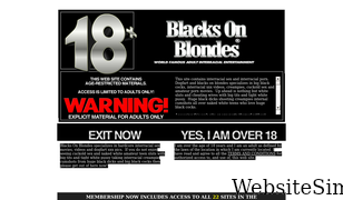 blacksonblondes.com Screenshot