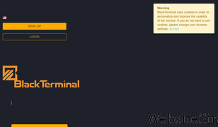 blackterminal.com Screenshot