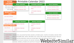blank-calendar.com Screenshot