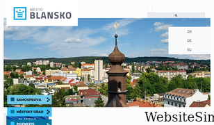 blansko.cz Screenshot