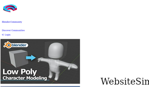 blender.community Screenshot