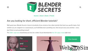 blendersecrets.org Screenshot