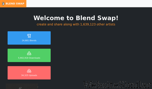 blendswap.com Screenshot