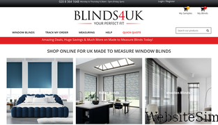 blinds4uk.co.uk Screenshot