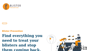 blister-prevention.com Screenshot