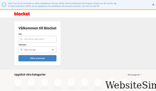 blocket.se Screenshot