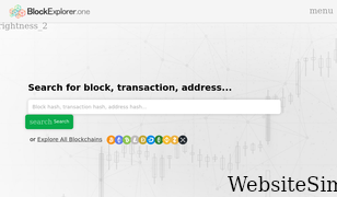 blockexplorer.one Screenshot