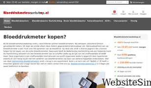 bloeddrukmeterswebshop.nl Screenshot
