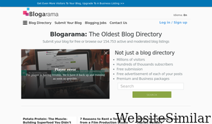 blogarama.com Screenshot