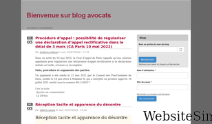 blogavocat.fr Screenshot