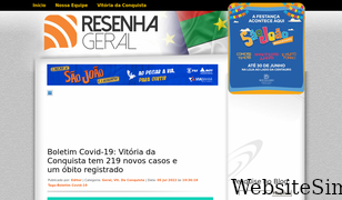 blogdaresenhageral.com.br Screenshot