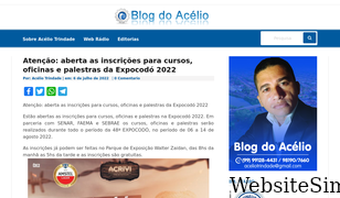 blogdoacelio.com.br Screenshot