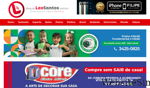 blogdoleosantos.com.br Screenshot