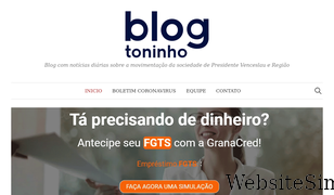 blogdotoninho.com.br Screenshot