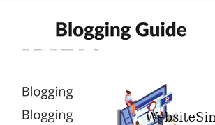 bloggingguide.com Screenshot