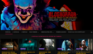 bloghorror.com Screenshot