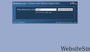 bloochat.com Screenshot