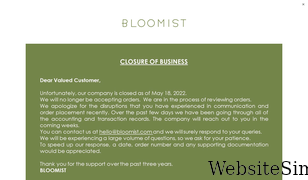 bloomist.com Screenshot