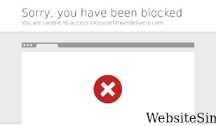 blossomflowerdelivery.com Screenshot