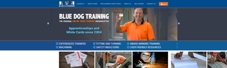 bluedogtraining.com.au Screenshot