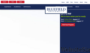 bluefield.edu Screenshot