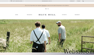 bluehillfarm.com Screenshot