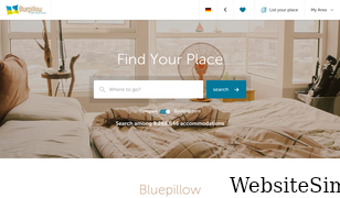 bluepillow.de Screenshot