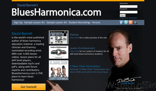 bluesharmonica.com Screenshot