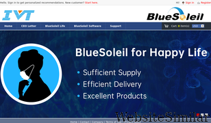 bluesoleil.com Screenshot