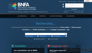 bnfa.fr Screenshot
