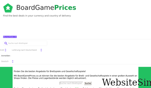 boardgameprices.co.uk Screenshot