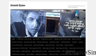 bob-dylan.org.uk Screenshot