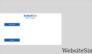 bobex.be Screenshot