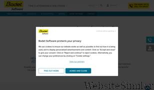 bodet-software.com Screenshot