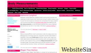 bodymeasurements.org Screenshot