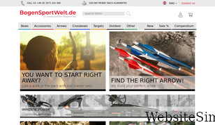 bogensportwelt.de Screenshot