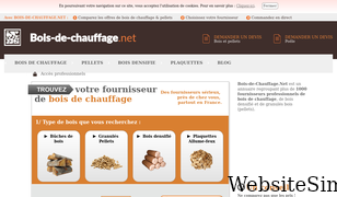 bois-de-chauffage.net Screenshot