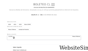 boleteo.cl Screenshot