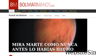 boliviaentusmanos.com Screenshot