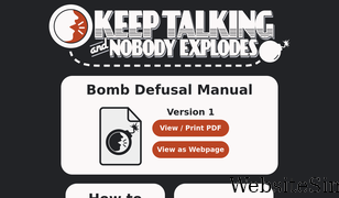 bombmanual.com Screenshot