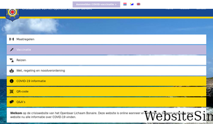 bonairecrisis.com Screenshot