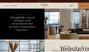 bondcollective.com Screenshot