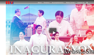 bongbongmarcos.com Screenshot