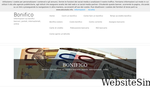 bonifico.org Screenshot